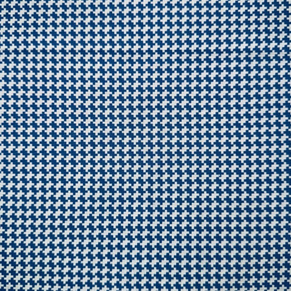 Blue Houndstooth | Flowerhouse All a Flutter | Robert Kaufman Fabrics | 1/2 Yard